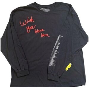 Astroworld Wish You Were Here Astroworld 2019 Tour Black Long Sleeve